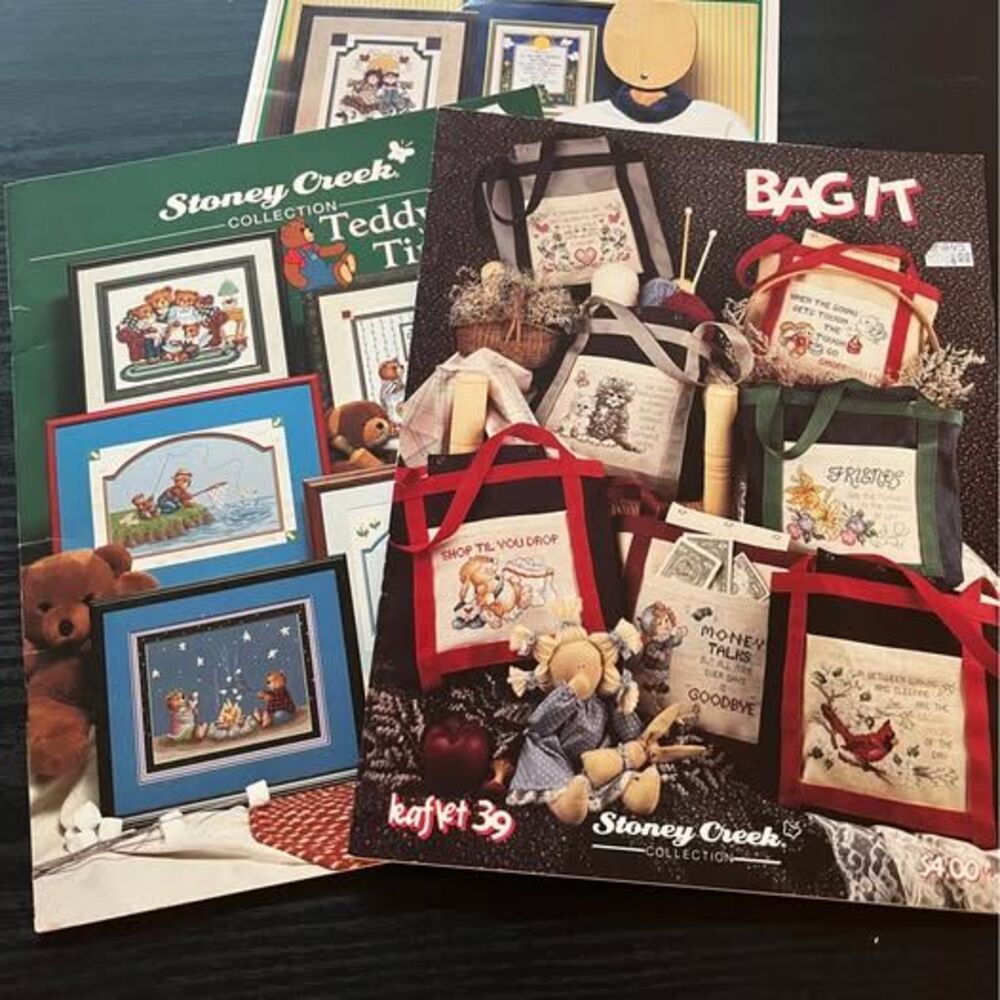 Stoney Creek Collection Cross Stitch Pattern Booklets - Lot of 3